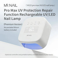 MR NAIL W215 Pro Max UV Protection Repair Function Rechargeable UV/LED Nail Lamp