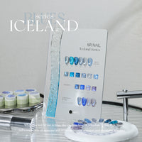 Iceland Cat  Eye-Aurora Blue Gel Nail Polish Bundle.