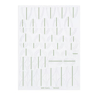 MR NAIL W443 French Tip Nail Stencil Stickers