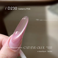 Purple crystal-Cat Eye Gel Nail Polish