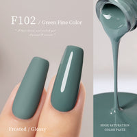 Bộ sưu tập màu sơn gel thực vật đóng chai- (58 Collors)