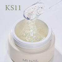 Gel d'extension d'ongles en coquille