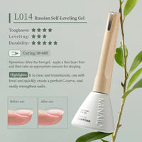 MRNAIL Builder&Rub powder&Fast leveling& reinforcement- Gel Nail Polish L014 Russian self-leveling nails