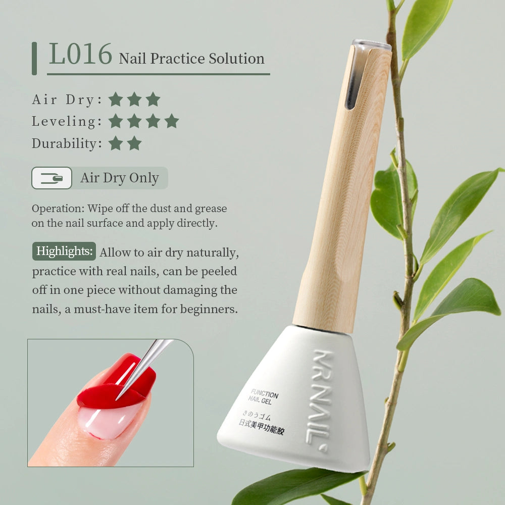 MRNAIL Builder&Rub powder&Fast leveling& reinforcement- Gel Nail Polish L016 Protective nail practice glue