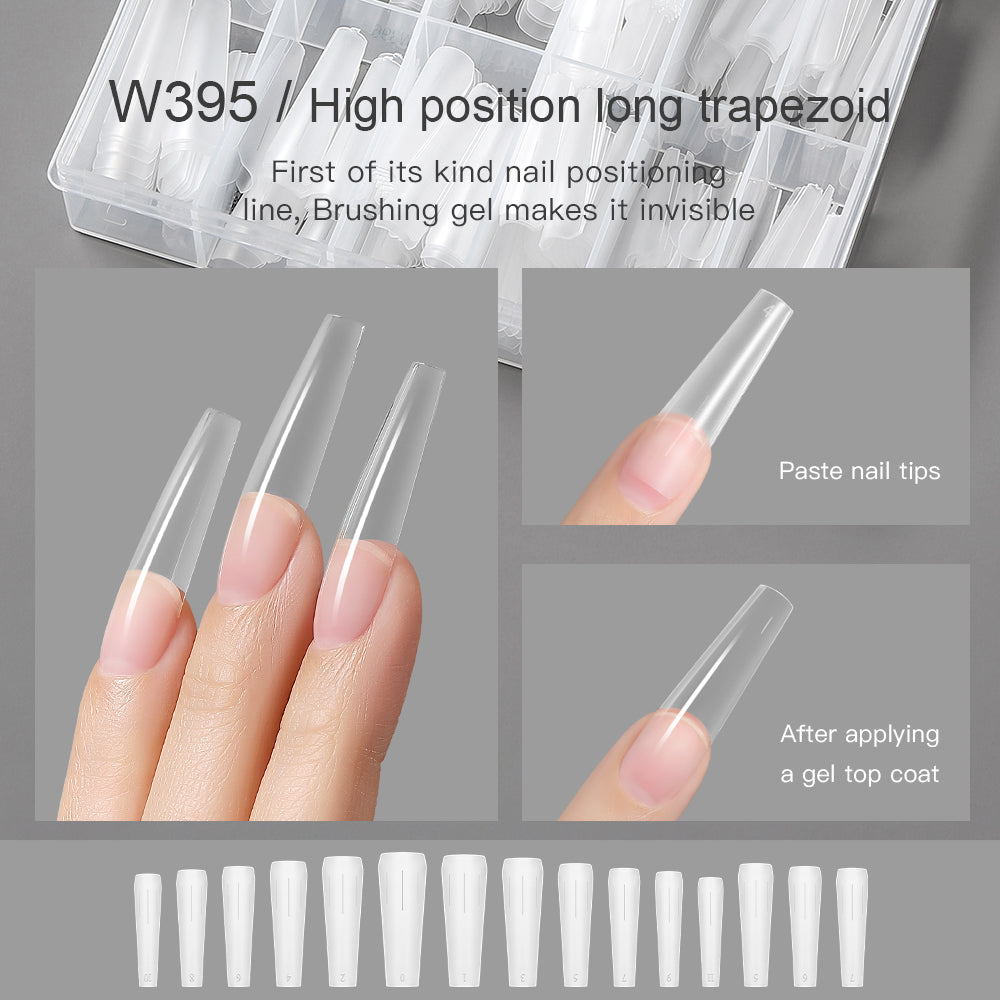 Nail Extension Tips  - the first high-position semi Cover.